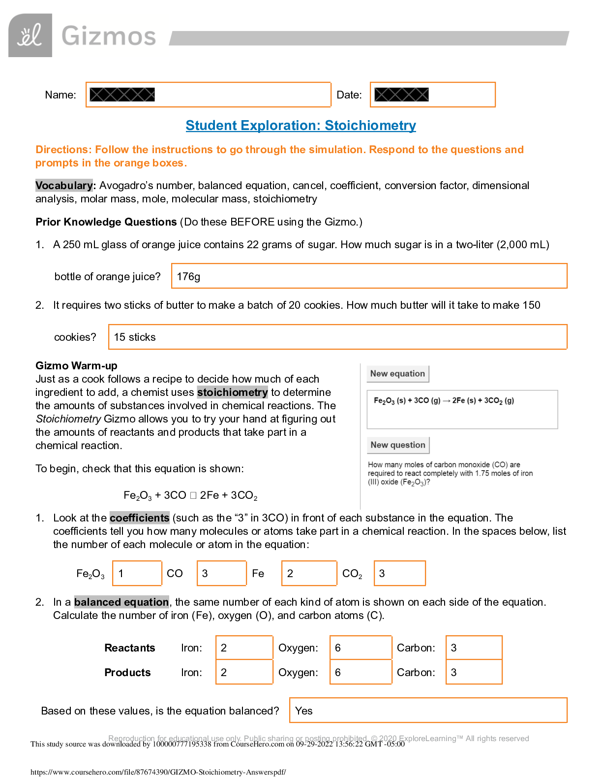 stoichiometry-gizmo-worksheet-with-answer-key