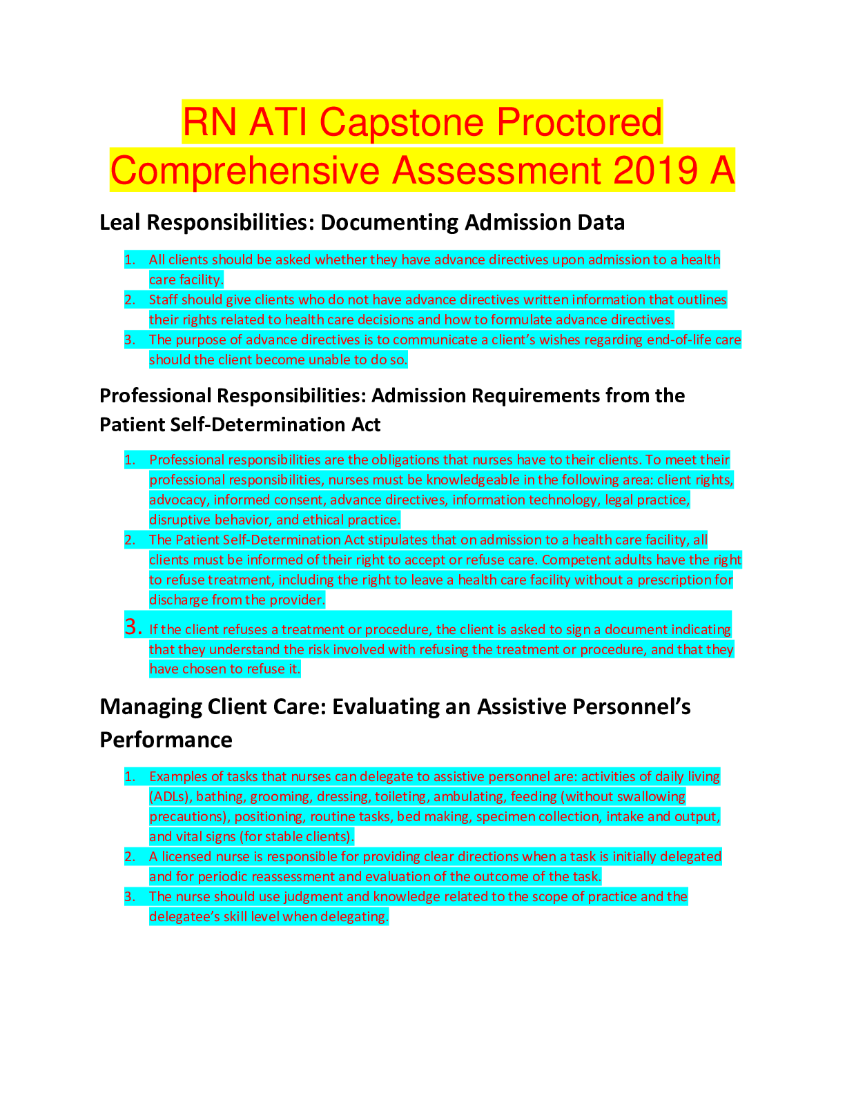 rn-ati-capstone-proctored-comprehensive-assessment-2019-a